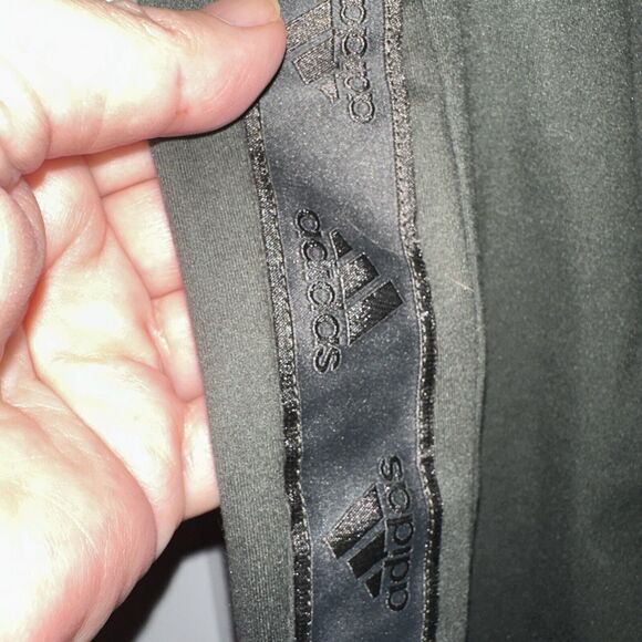 NWT WOMENS ADIDAS CAPRI LEGGINGS X ZOE SALDANA COLLECTION SMALL MSRP $50 Green - Picture 6 of 9